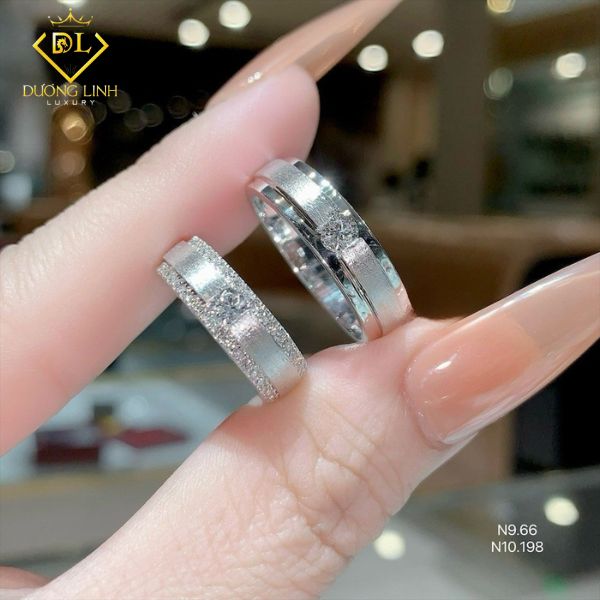 Nhẫn Cưới Cặp Kim Cương N9.66